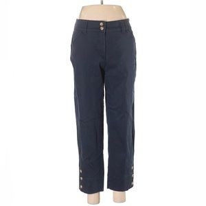 Charter Club Button-Cuff Tummy Control Capri Pants - 8